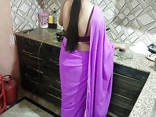 Indian Step Mom Surprise Her Step Son-in-law Vivek On His Bday In Kitchen Dirty Talk In Hindi Voice Saarabhabhi6 Roleplay Hot Sexy
